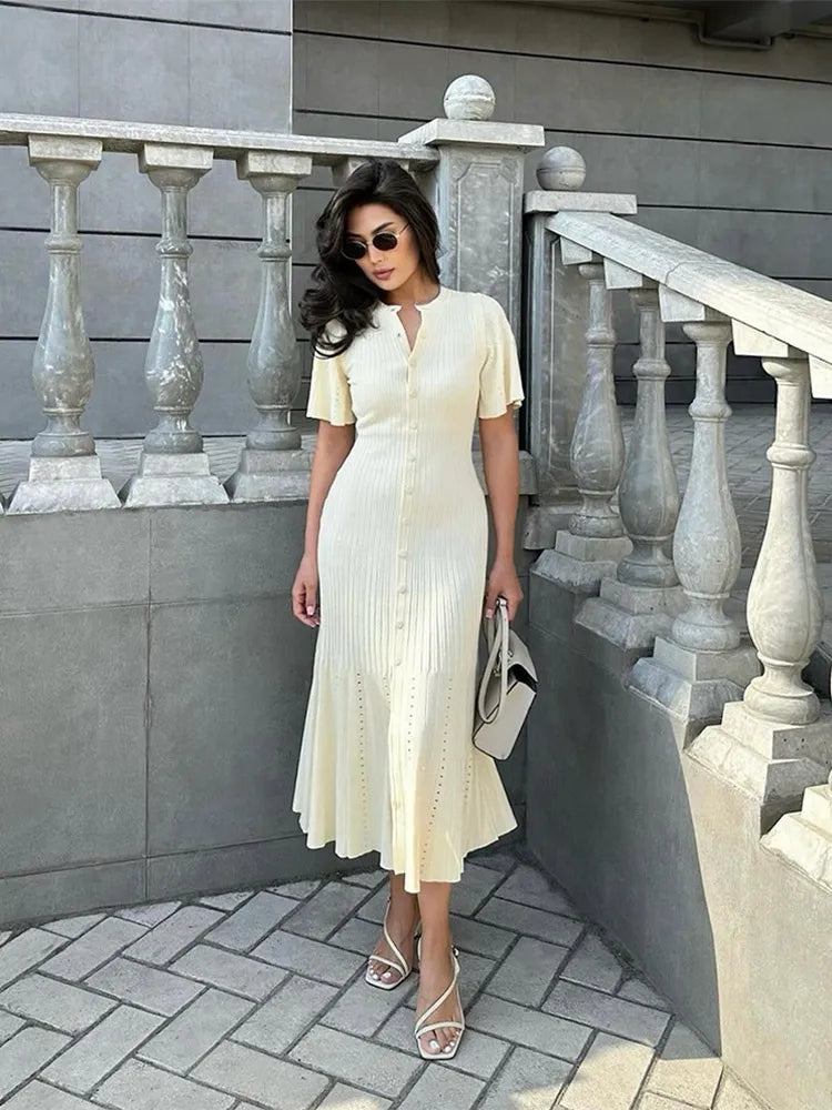 Elegante Zwart Jurk voor Vrouw Kort Model