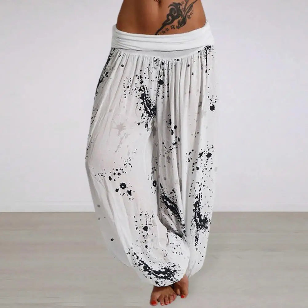 Dames Zomerbroek Tie Dye Print Comfortabel - StudioMarella