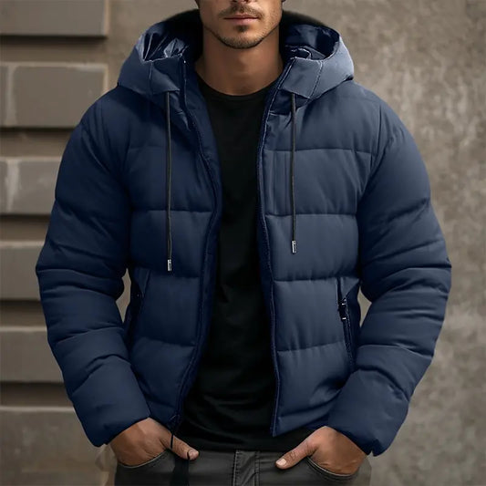 Heren Puffer Jas Warm en Waterdicht met Capuchon - StudioMarella