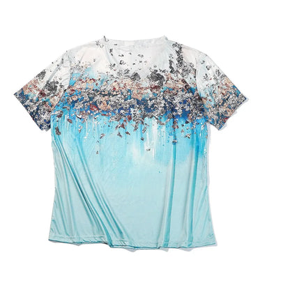 Zomer T-shirt Trendy Kleuren Katoen