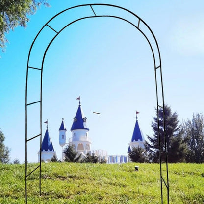 Metalen Tuinboog 240x140cm IJzer Klimplanten Rozen Bruiloft Boog Tuin Prieel DIY Rozenboog Wijnstok Pergola Buitendecoratie