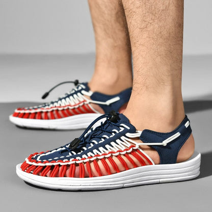 Gevlochten Dames Sandalen – Ademend Design – Lichtgewicht Zomerschoeisel – Flexibele Gummizool – Meerdere Kleuren Verkrijgbaar