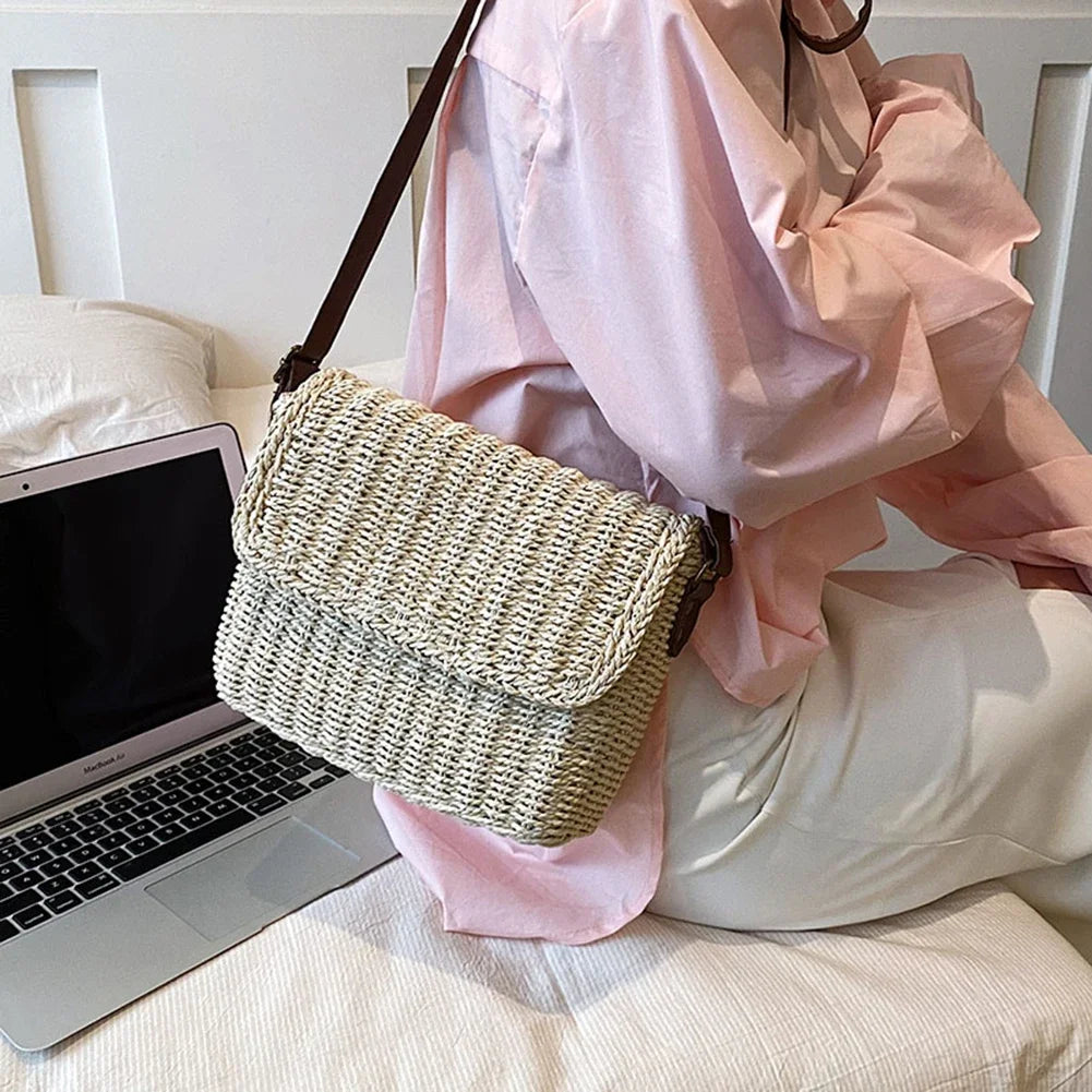 Boho Schoudertas Handgemaakt Leer Uniek Design