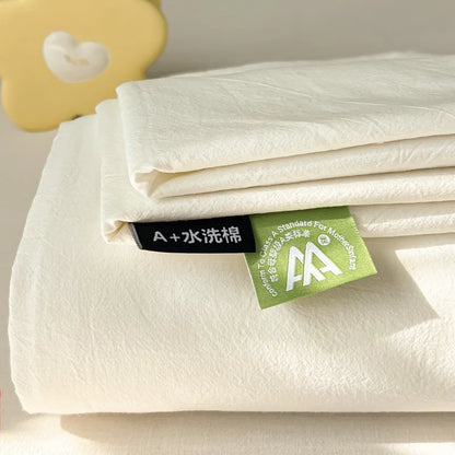 Sansoti | Percale Katoenen Beddenset | 100% Biologisch | Ademend & Zacht | 3-delig
