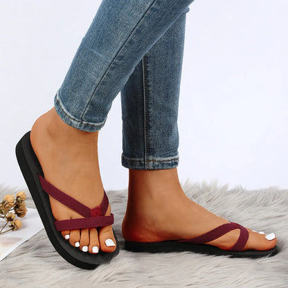 Zomer Slippers Open Teen Comfortabel en Chic