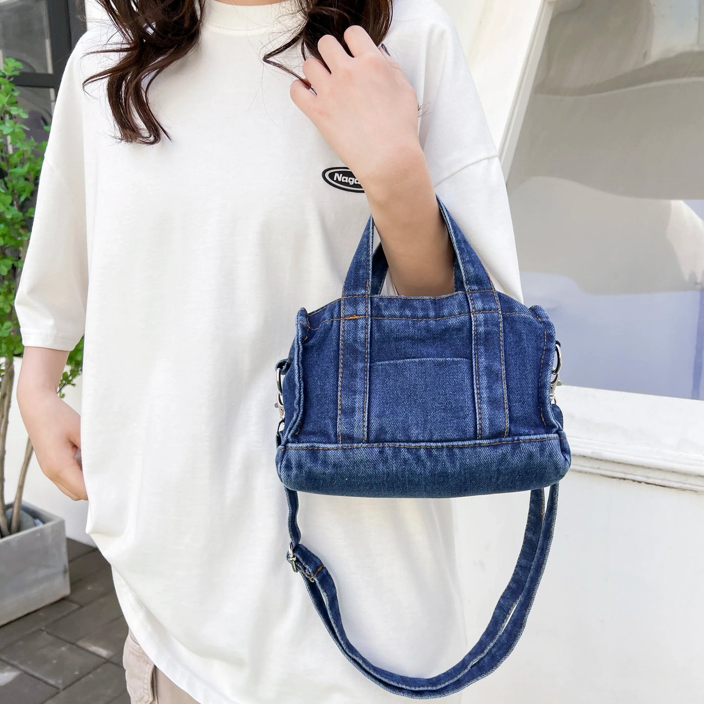 Luxe Designers Rugzak van Denim Stof - StudioMarella