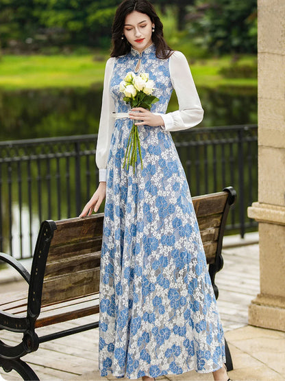 Elegante Jurk voor Vrouw Aurelia Klassiek Design - StudioMarella