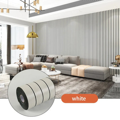 Zelfklevend Wandpaneel 3D Houtlook PVC 40x300cm Woonkamer Slaapkamer Peel and Stick Muursticker Behang Latten Patroon Waterdicht