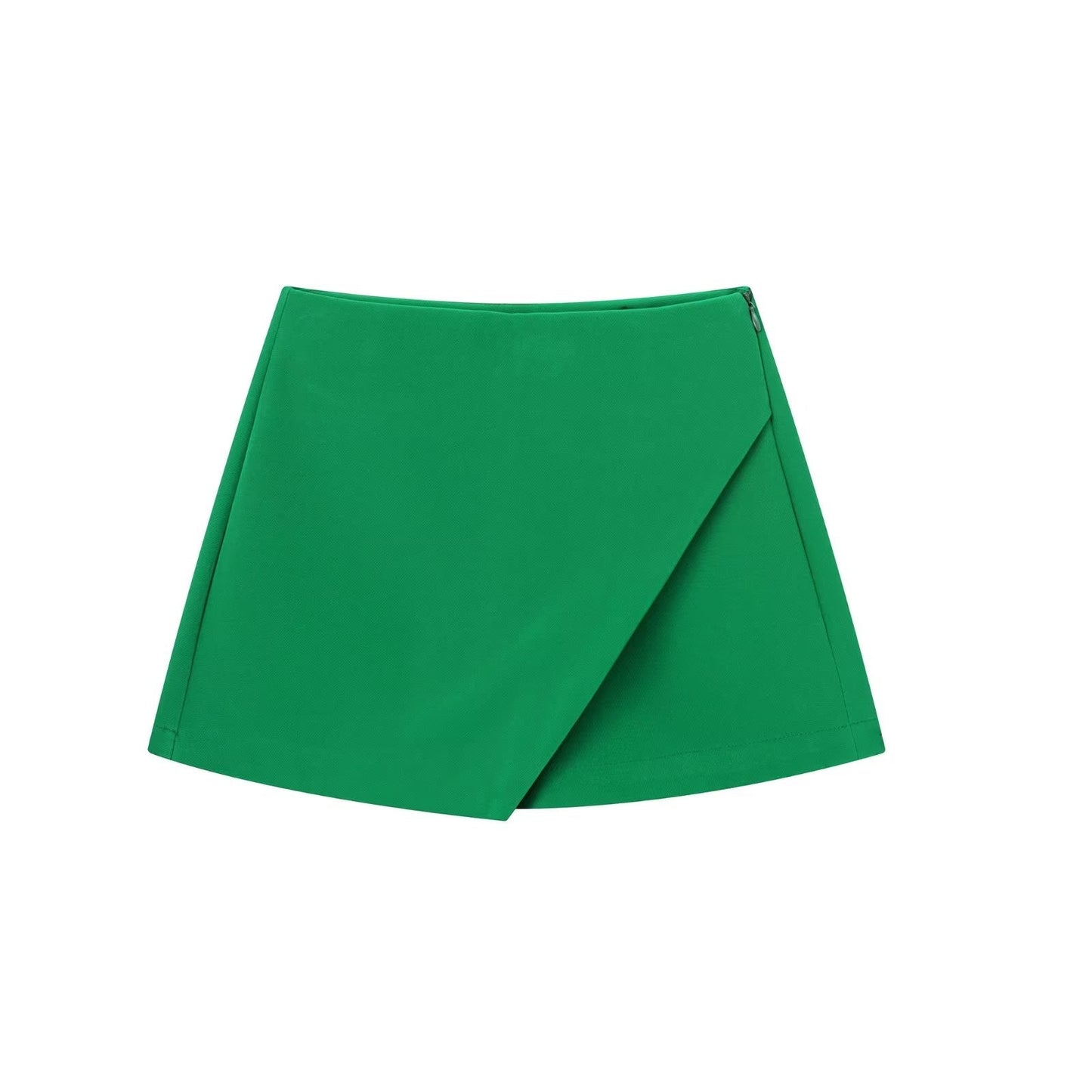 Korte Skort Broek met Rok Effect voor Vrouw
