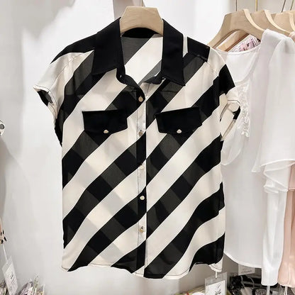 Zomer Polo Heren Casual Katoen Lichtblauw