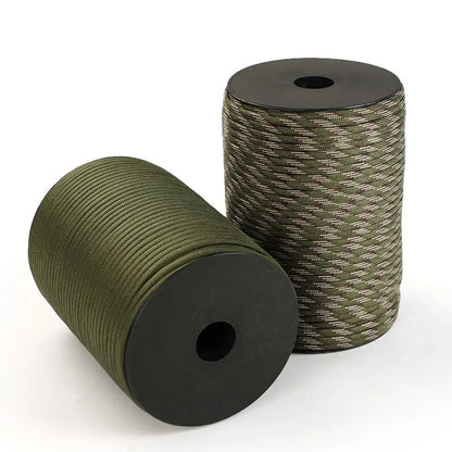Paracord 550 Survival Touw 100 Meter 9 Kern 4mm Militaire Kwaliteit Outdoor Camping