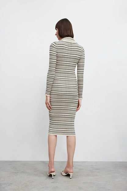 Franse Jurk met Sweetheart Halslijn Elegant Design