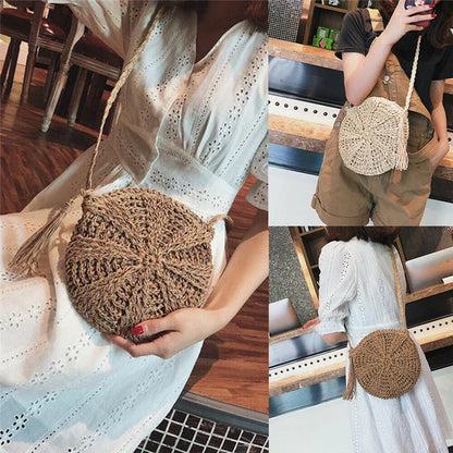 Rotan Schoudertas Vintage Stijl - StudioMarella