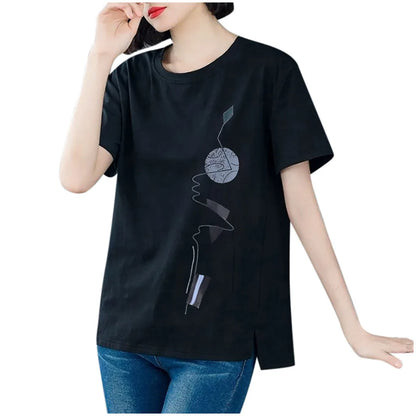 Vrouwelijke Zomerblouse Elegant en Luchtig