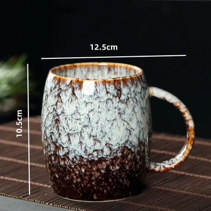 Keramische Koffiemok met Artisanale Afwerking – Tijdloze Elegantie voor Dagelijks Gebruik