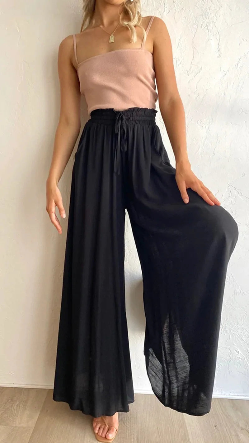 Zomer Broek Lichtgekleurd Comfortabel Strandstijl