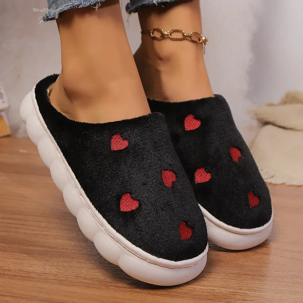Zachte Luxe Slippers voor Warme Voeten