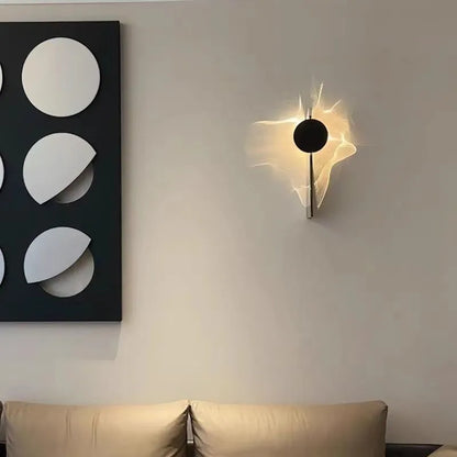 Draaibare Wandlamp met Golvend Design – Modern LED Wandverlichting voor Interieur