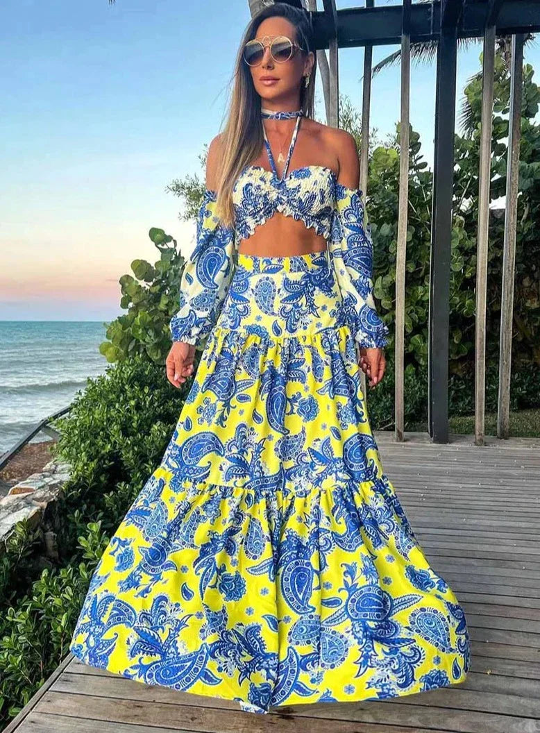 Zomerjurk Vrouw Strandjurkje Bloemenprint Kleurrijk