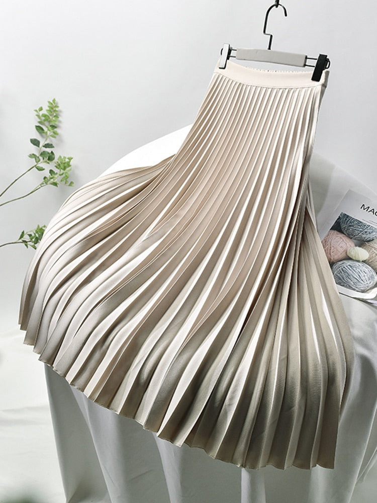 Plissérok Hoge Taille Zomerjurk Vrouw - StudioMarella