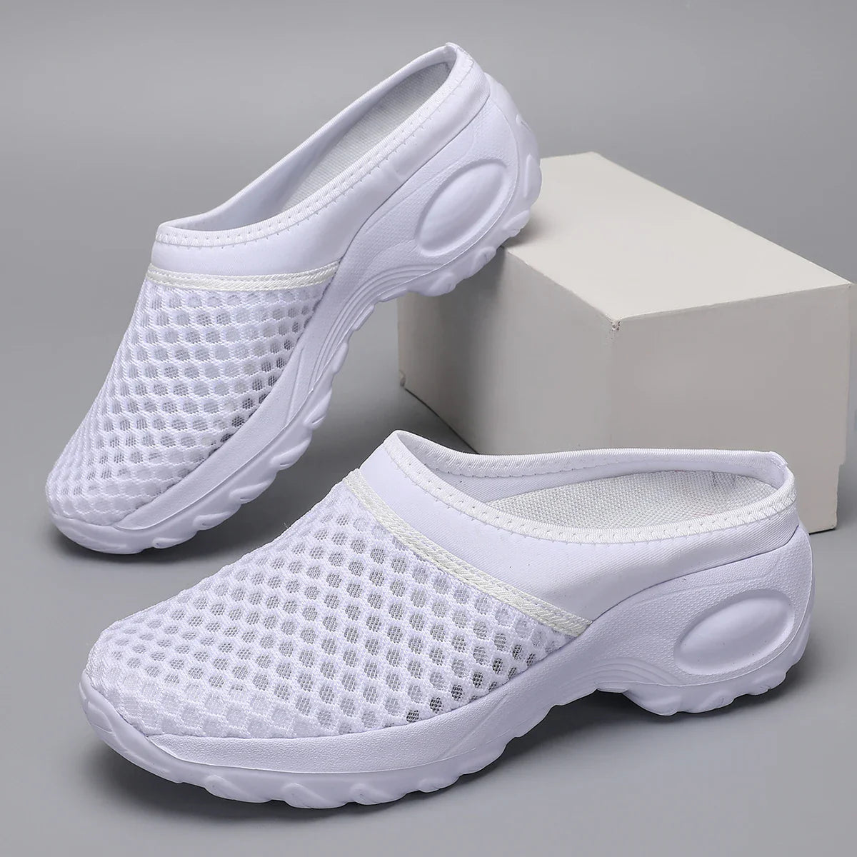 Dames Orthopedische Instappers Comfortabel Leer