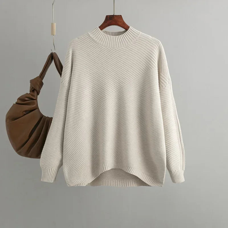 Gebreide Trui voor Vrouwen Retro Stijl