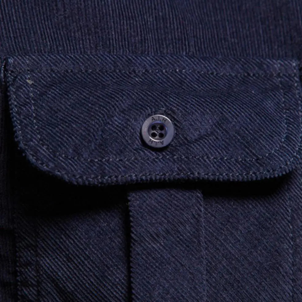 Elegante Overhemd voor Mannen Donker Blauw