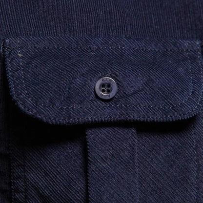Elegante Overhemd voor Mannen Donker Blauw
