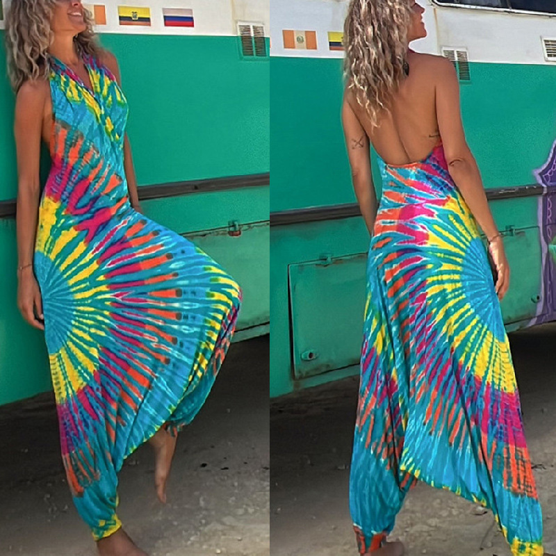 Zomer Jumpsuit Jurk voor Vrouw Zacht en Comfortabel