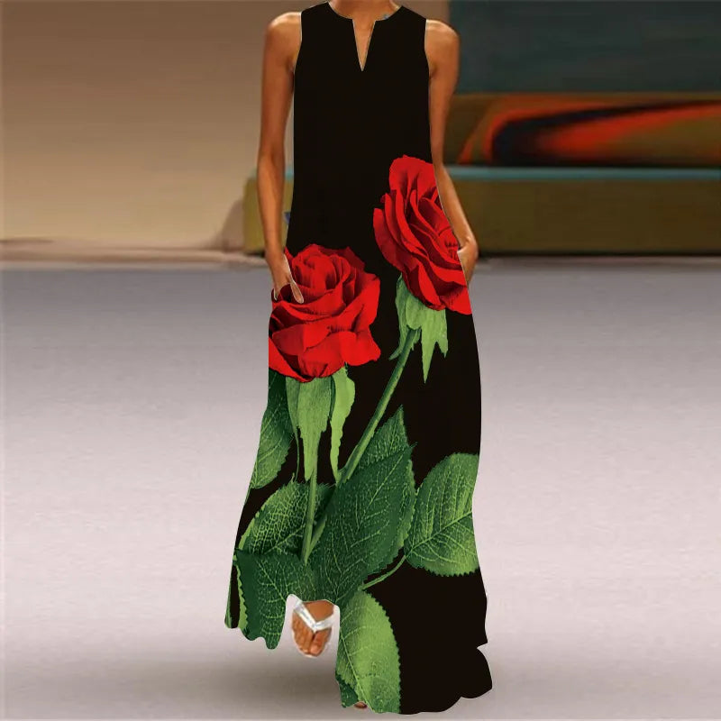 Zomerjurk Vrouwelijk Mouwloos Elegant Jurk voor Vrouw