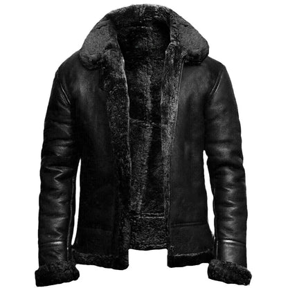 Leren Winterjas Waterdicht Warme Rivi Jas