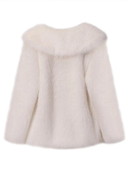 Dames Faux Fur Jas Slank en Stijlvol