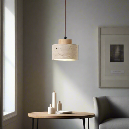 Wandlamp Marmer Alabaster Rond LED 3000K Travertin Nordic Design