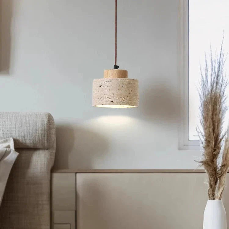 Wandlamp Marmer Alabaster Rond LED 3000K Travertin Nordic Design