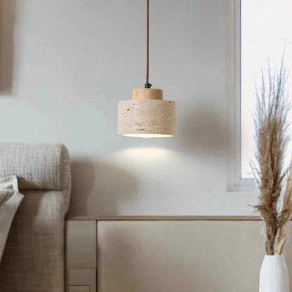 Wandlamp Marmer Alabaster Rond LED 3000K Travertin Nordic Design