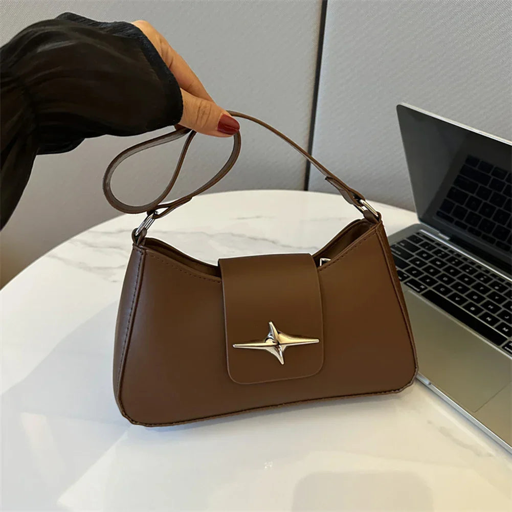 Leren Schoudertas Vintage Stijl Luxe Design