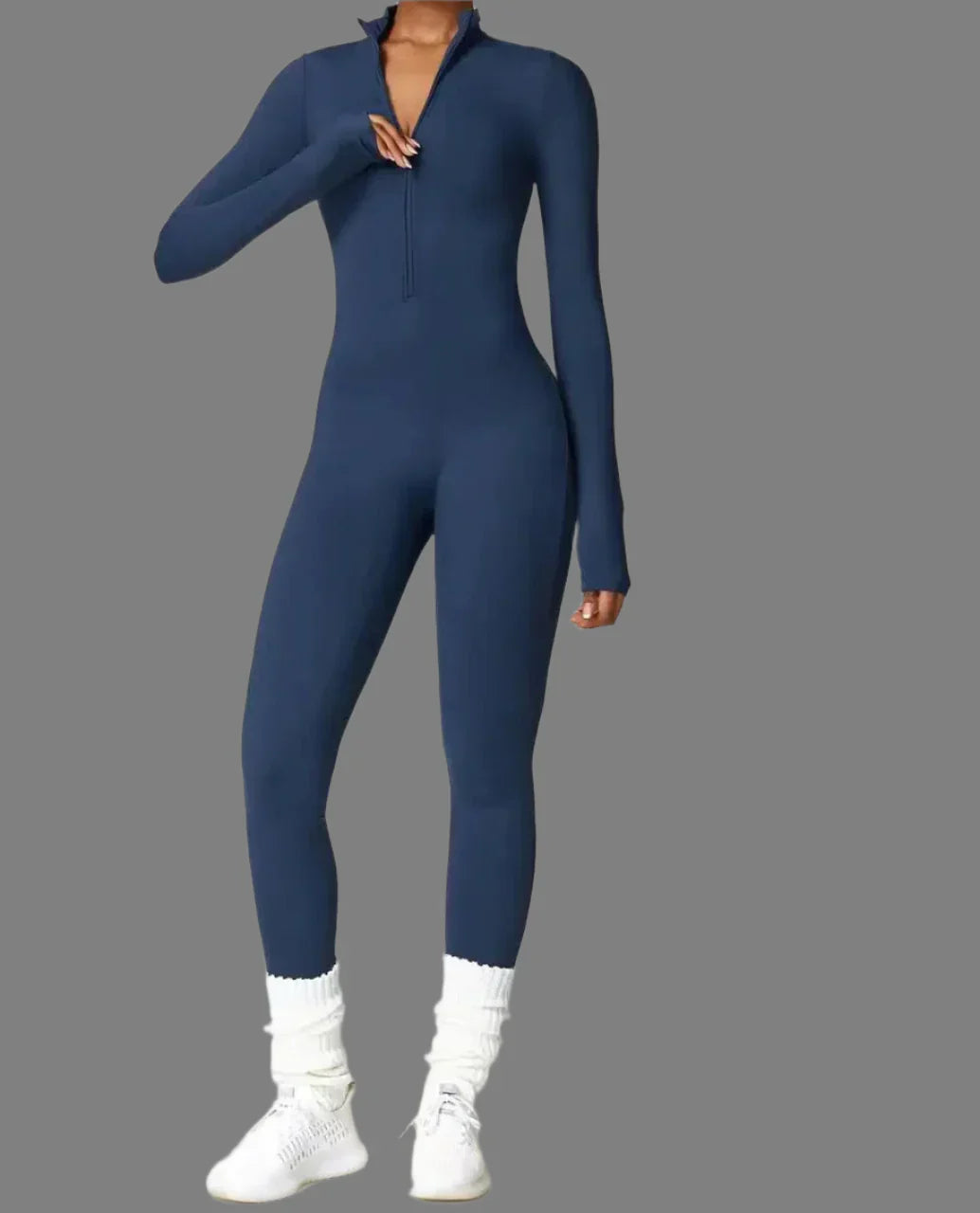 Jumpsuit Vrouw Sportief Naadloos Comfortabel