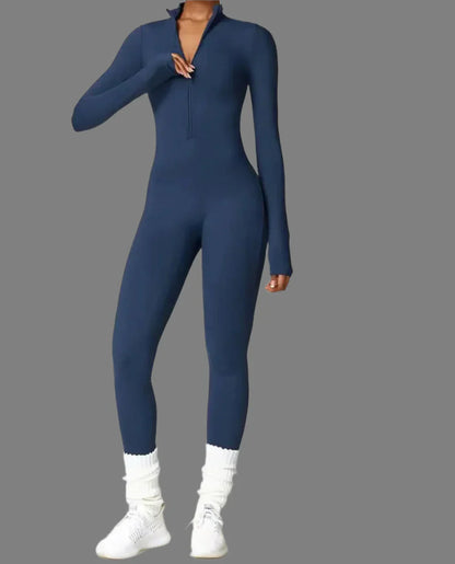 Jumpsuit Vrouw Sportief Naadloos Comfortabel