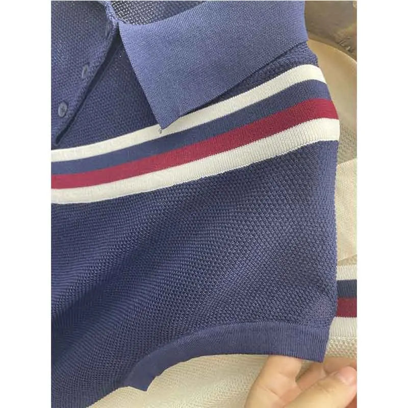 Zomer Polo Shirt HorizonElegance Lichte Kleur