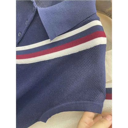 Zomer Polo Shirt HorizonElegance Lichte Kleur