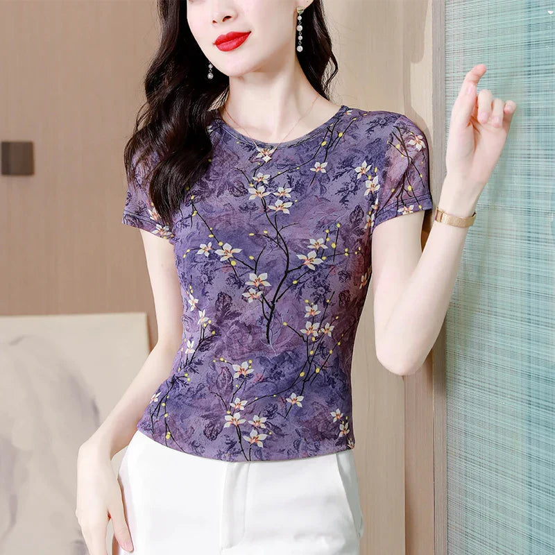 Lichtgewicht Zomer Top Mesh Dame