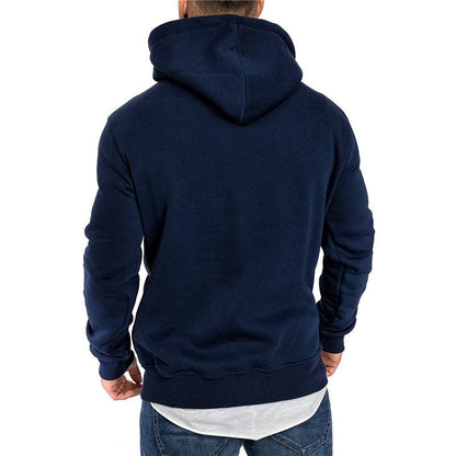 Heren Hoodie Zacht Casual met Buidelzak voor Dagelijks Gebruik