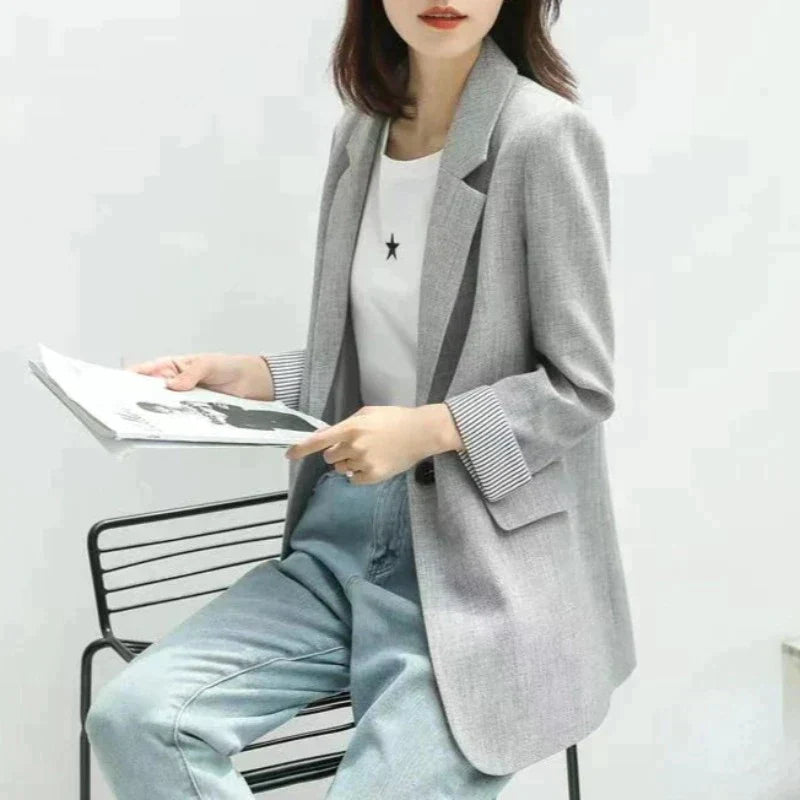 Dames Blazer Elegante Maatwerk Stijl