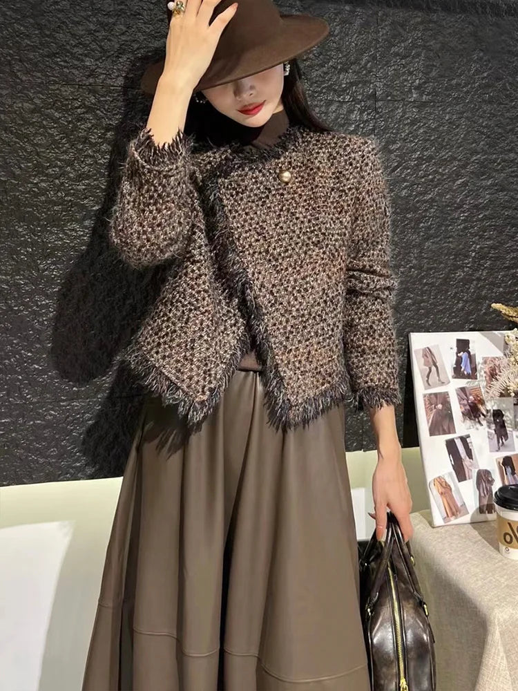 Unieke Vintage Jas voor Dames Elegant Design