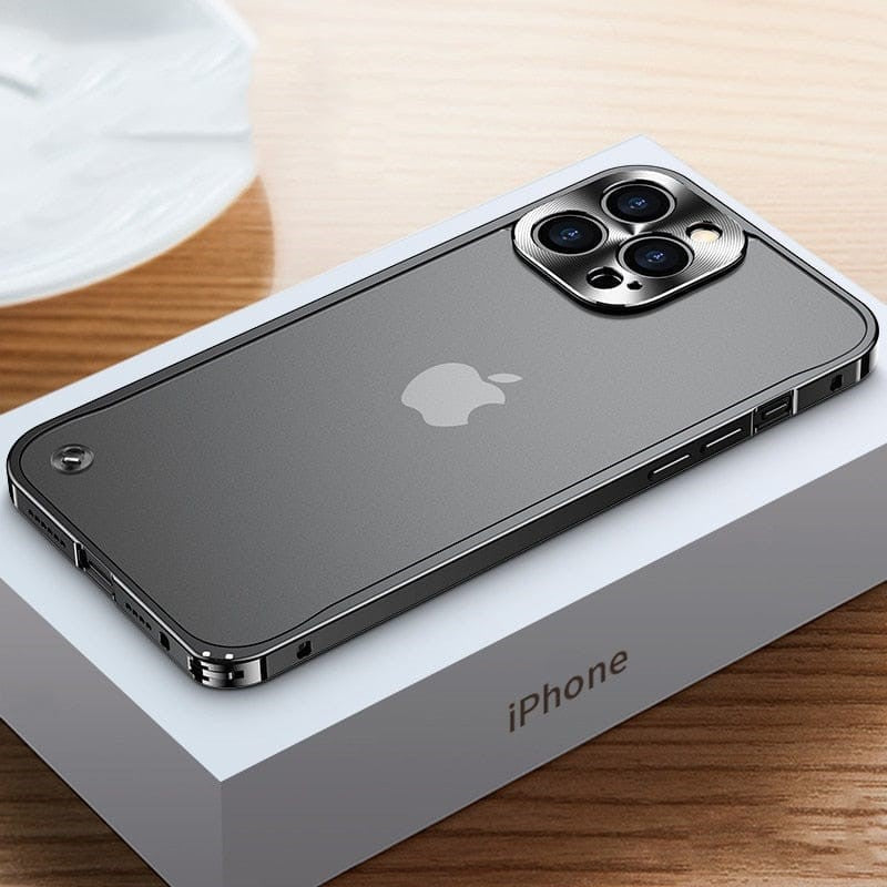 Aluminium iPhone Hoesje Lichtgewicht Bescherming Precisie CNC-Gefreesd Robuust Slank Bumper Case Premium Metalen Telefooncover