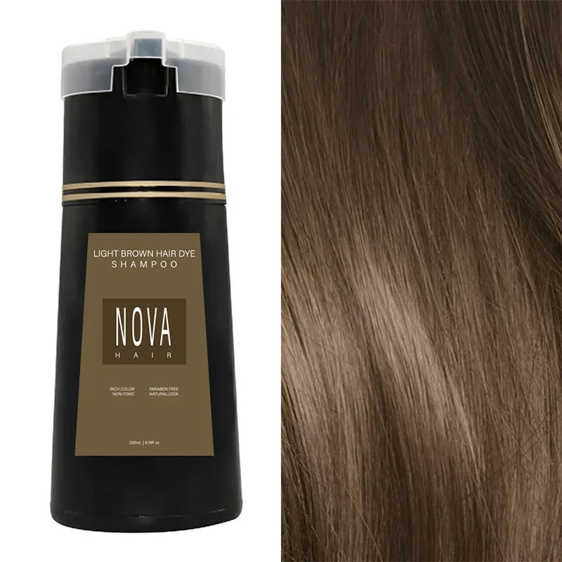 Kleurshampoo 200 ml voor Natuurlijk Uitziend Haar – Snelle Verzorging en Kleur in Één Stap
