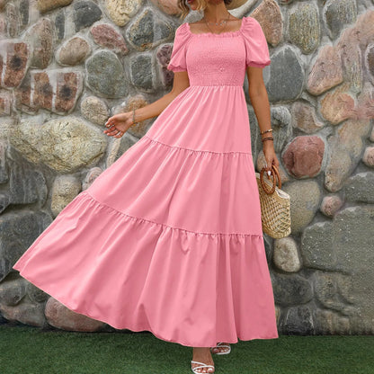 Lila Maxi Jurk met Lange Mouwen voor Vrouwen - StudioMarella
