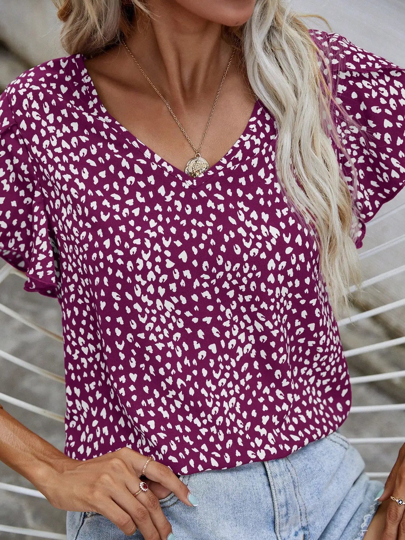 Vrouw Blouse Kort Mouw Zomerjurk Slim Fit