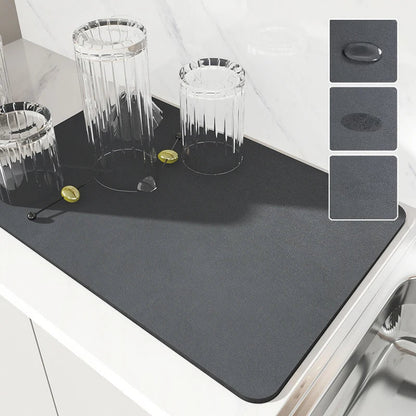 Keukenmat Absorberend Antislip Microvezel 50x60cm Wasbaar Droogmat