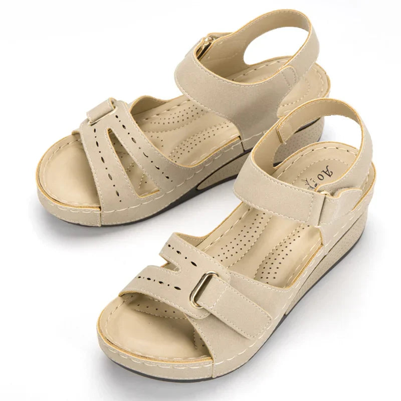 Dames Sandalen Zomer Hak Sandalen met Sleehak